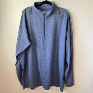 Sport-Tek Men's Light Blue / grey  Zip Pullover - 2XL